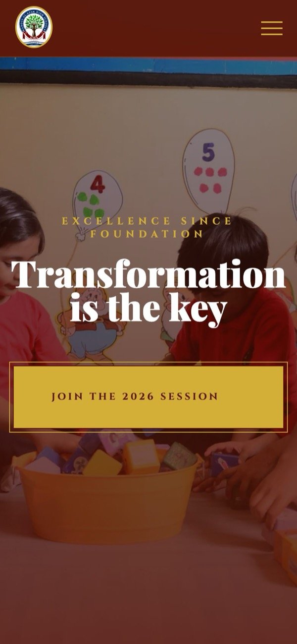 ghsofficial.com homepage on a phone: Transformation is the key, with a Join the 2026 Session button