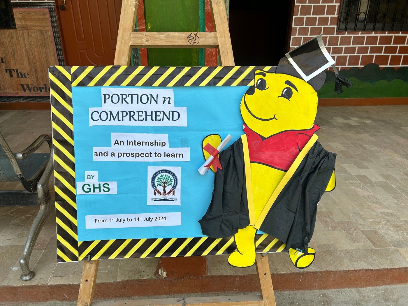 The Portion and Comprehend programme board: an internship and a prospect to learn, by GHS, 1 to 14 July 2024